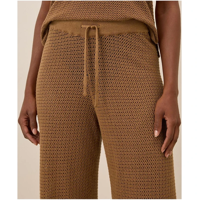 Pact Women's Beachside Crochet Knit Pant