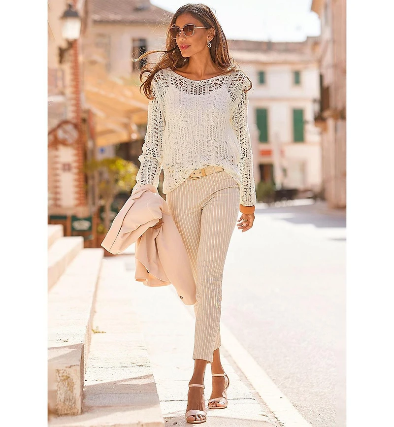 Lascana Women's Open Knit Sweater