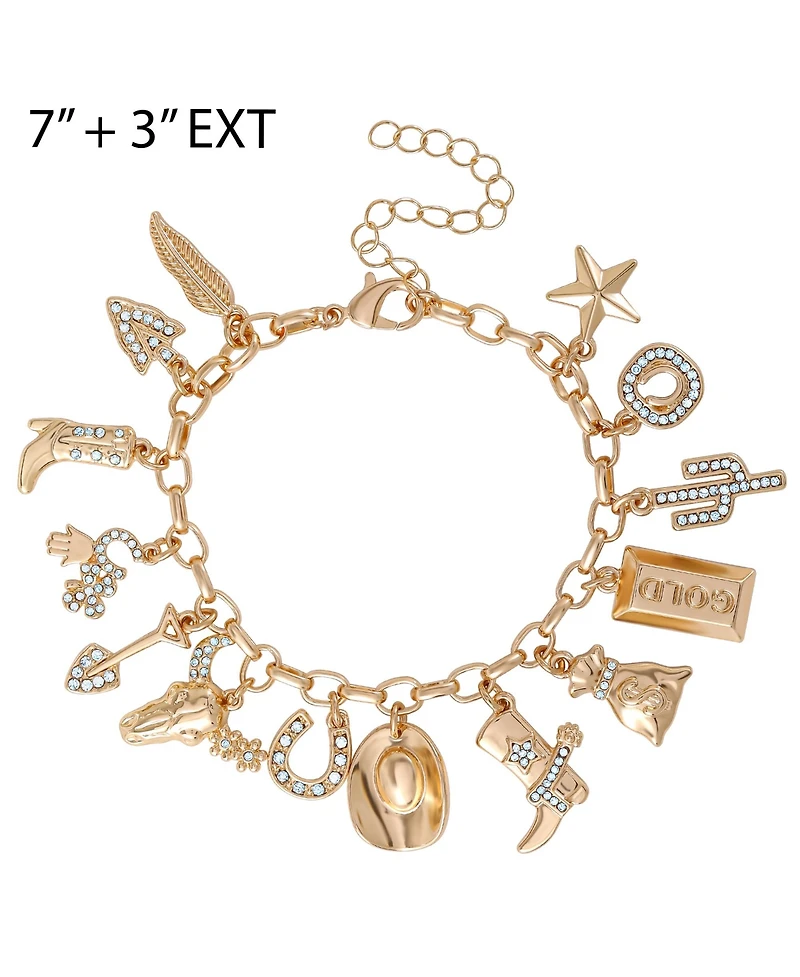 Jessica Simpson 20th Anniversary Mixed Charm Bracelet