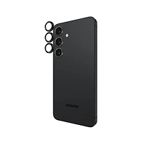 Case-Mate Aluminum Ring Camera Lens Glass Protector for Samsung Galaxy S 2025 Small-Black