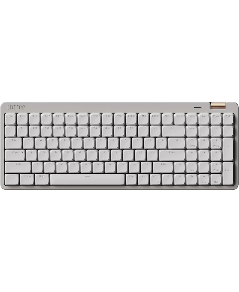 Lofree Flow Lite 100 Keys Mechanical Keyboard, Swappable Rechargeable Wireless Keyboard with 2.4G Receiver