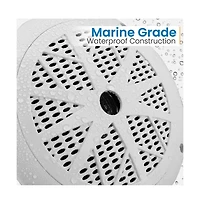 Pyle 120 Watts 6.5'' Dual Cone White Marine Speakers