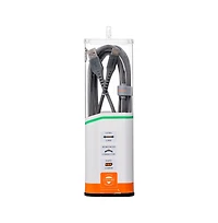 Ventev Alloy Usb A to Usb C High Speed Ultradurable 10 Foot Cable-Silver