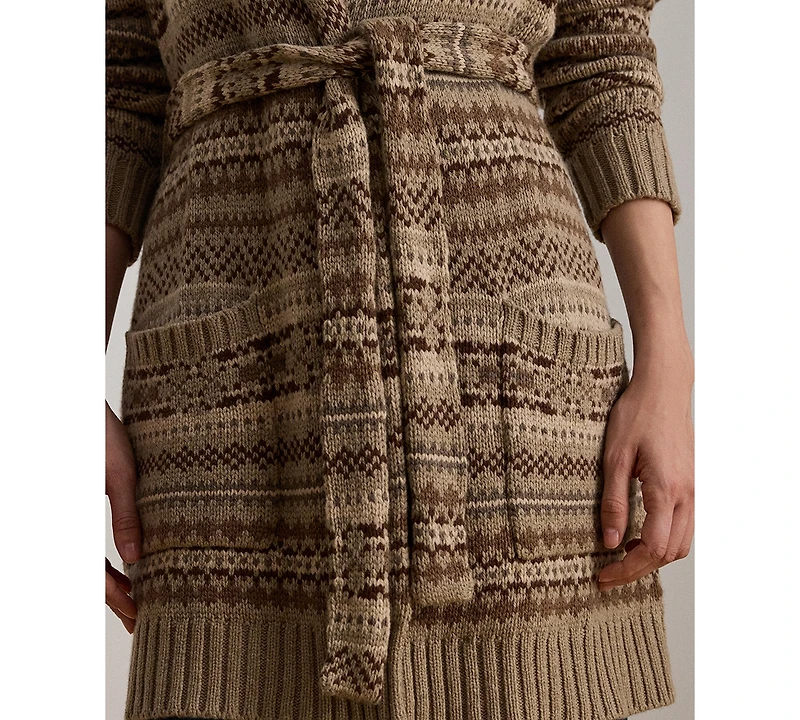 Lauren Ralph Women's Superb Siera Long Sleeve Cardigan Sweater