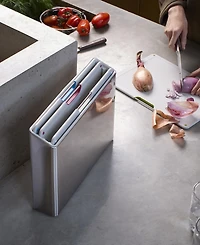 Joseph Joseph Folio Steel 4-Pc. Cutting Board Set