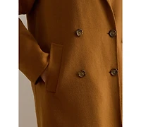 Lauren Ralph Women's Face-Dawley Double-Breasted Wool-Blend Jacket