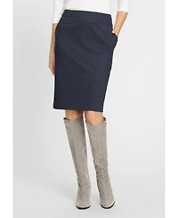Olsen Denim Look Skirt