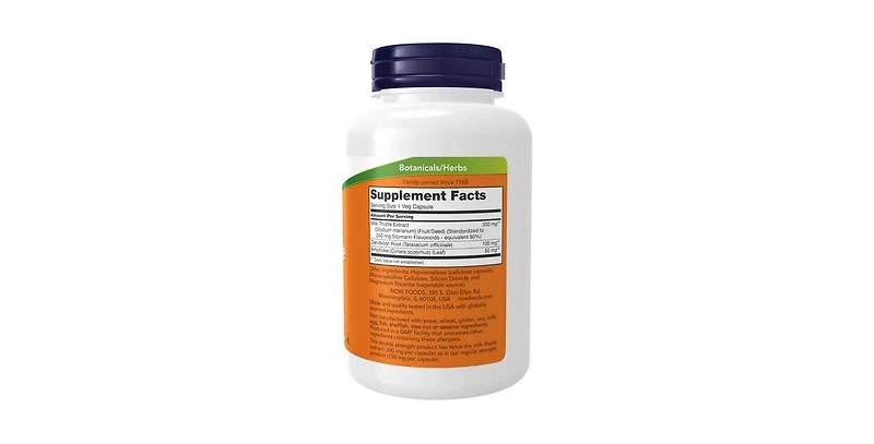 Now Foods Silymarin Double Strength ,300 mg ,200 Veg Caps
