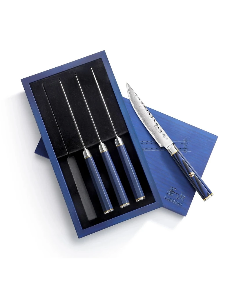 Cangshan Kita Series 4-Pc. Fine Edge Steak Knife Set