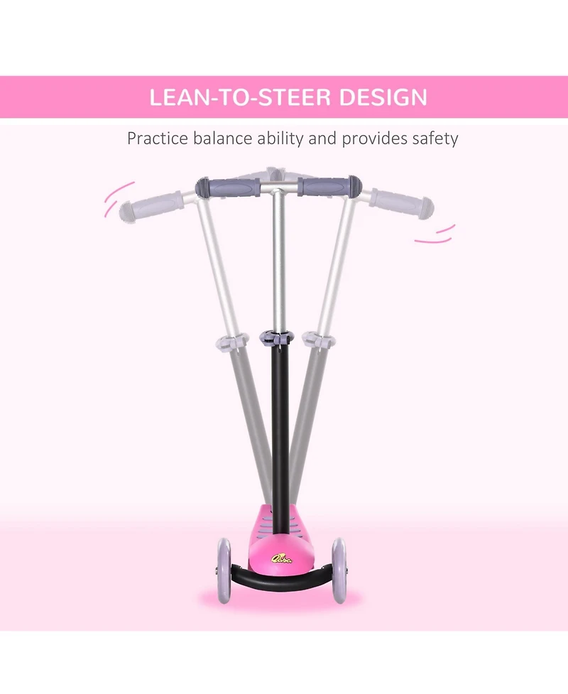 Qaba 3-in-1 Kids Scooter, Ride-on Sliding Car & Push Walker for 2-6 years,