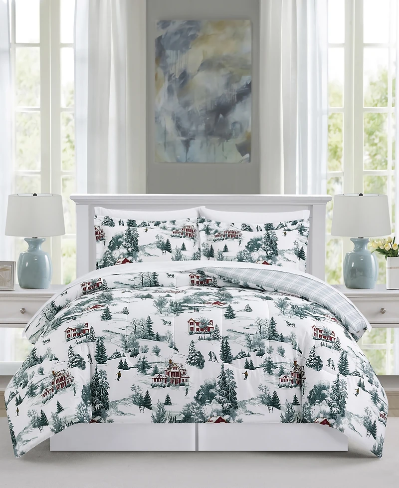 Sunham Winter Forest 8-Pc. Comforter Sets