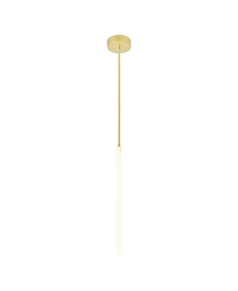 Cwi Lighting 26" Metal Hoops 1 Light Led Chandelier