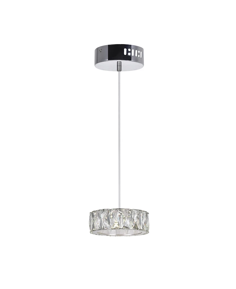 Cwi Lighting 4" Metal Milan Led Mini Pendant