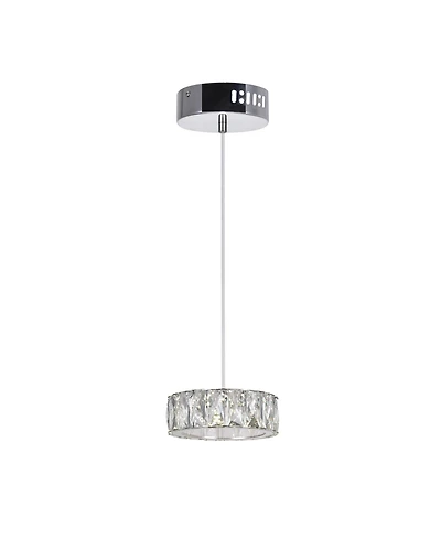 Cwi Lighting 4" Metal Milan Led Mini Pendant