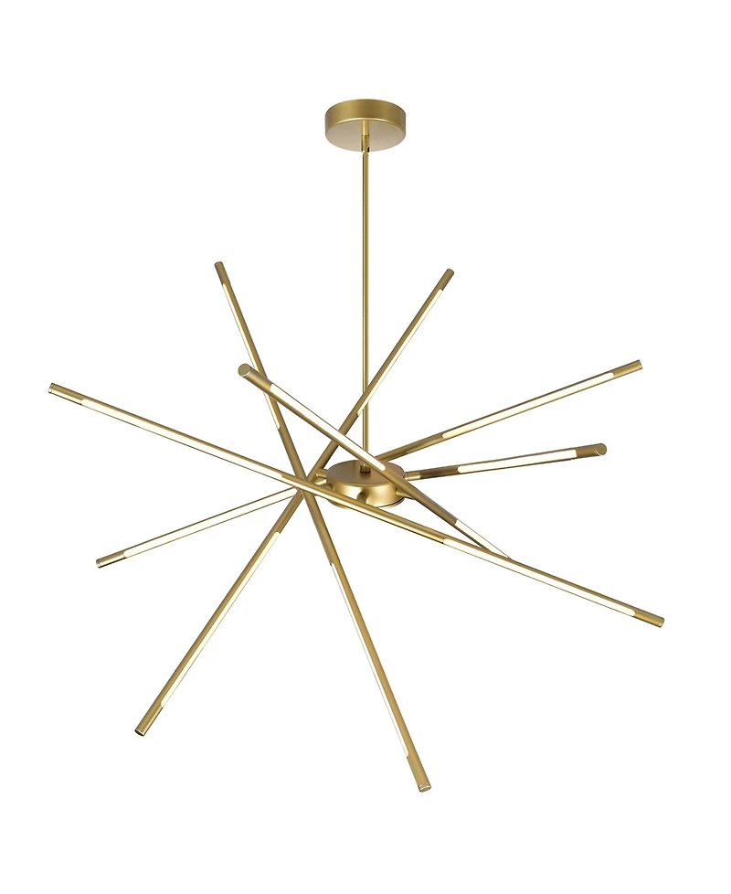 Cwi Lighting 48.5" Metal Oskil Led Integrated Chandelier
