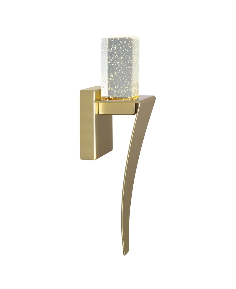 Cwi Lighting 16" Metal Catania Led Integrated Wall Light