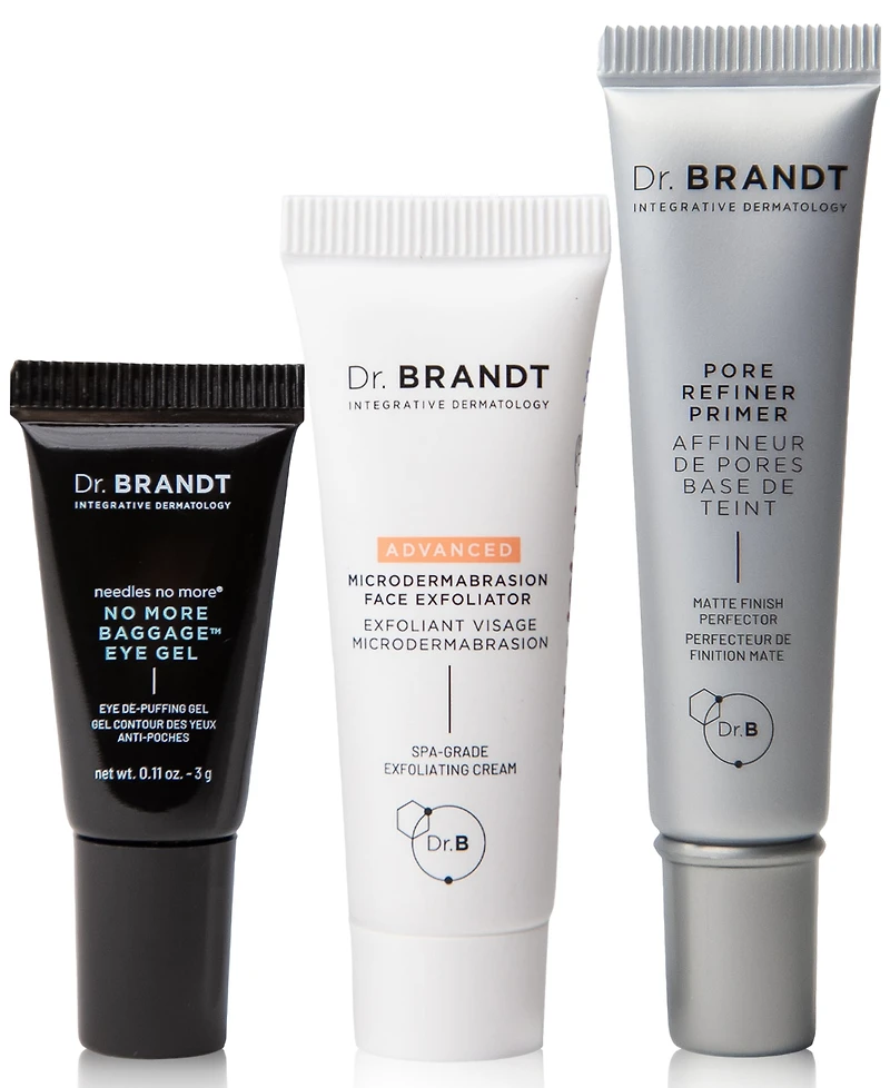 Dr. Brandt 3-Pc. Buff, Smooth & Prime Set