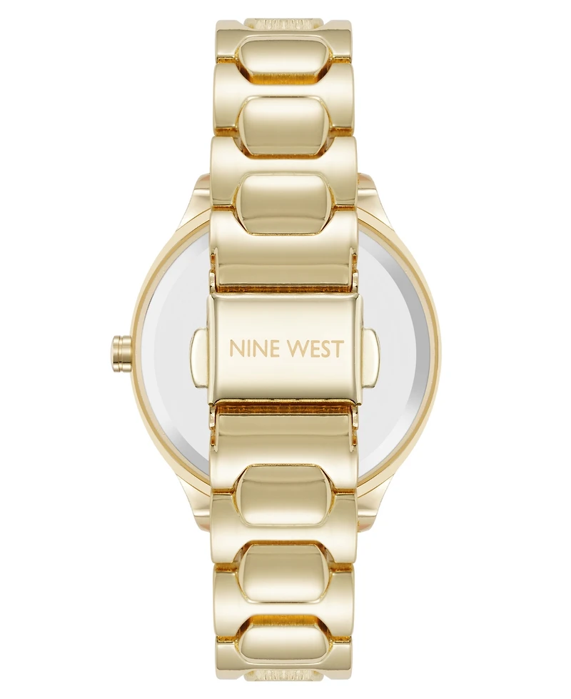 Anne Klein Women's Quartz Unique Gold-Tone Metal Alloy Watch, 33mm