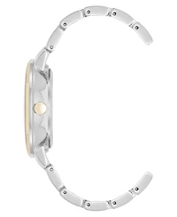 Anne Klein Women's Quartz Premium Silver-Tone and Gold-Tone Metal Alloy Watch, 35mm