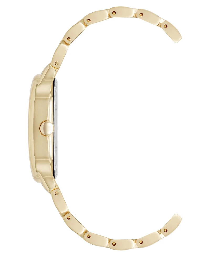 Anne Klein Women's Quartz Delicate Oval Gold-Tone Metal Alloy Watch