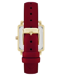 Nine West Women's Quartz Leather and Gold-Tone Watch