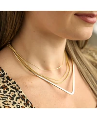 Bling Jewelry 2MM 030 Gauge Strong Gold Plated Sterling Silver Rope Link Chain Necklace 16 20 24 Inch