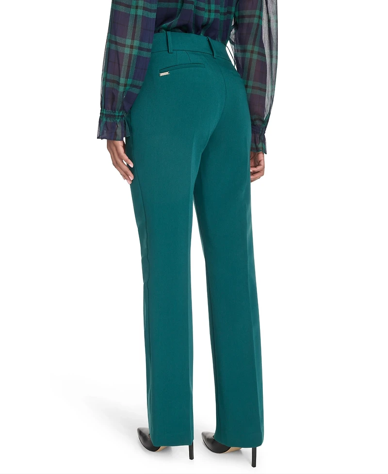 Tommy Hilfiger Women's Solid Sutton Bootcut Trousers
