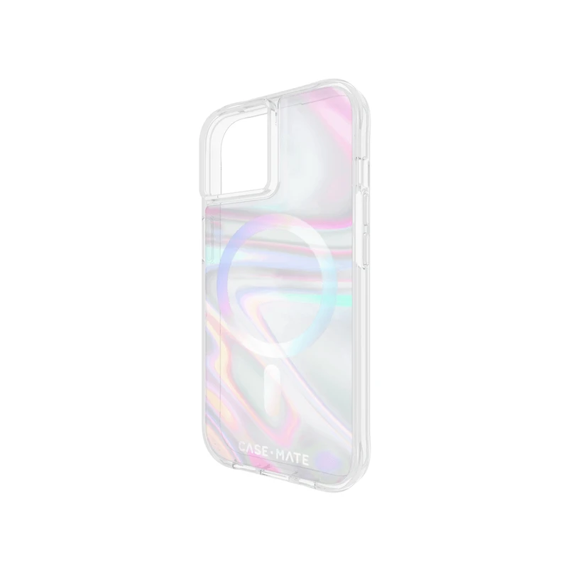 Case-Mate Soap Bubble MagSafe Case for Apple iPhone 15 / iPhone 14 / iPhone 13-Multi-Color