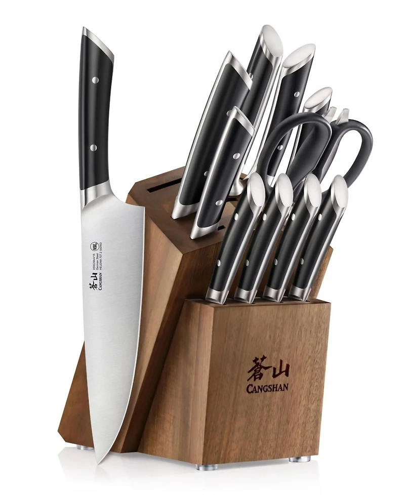 Cangshan Helena Series 12-Pc. Knife Block Set