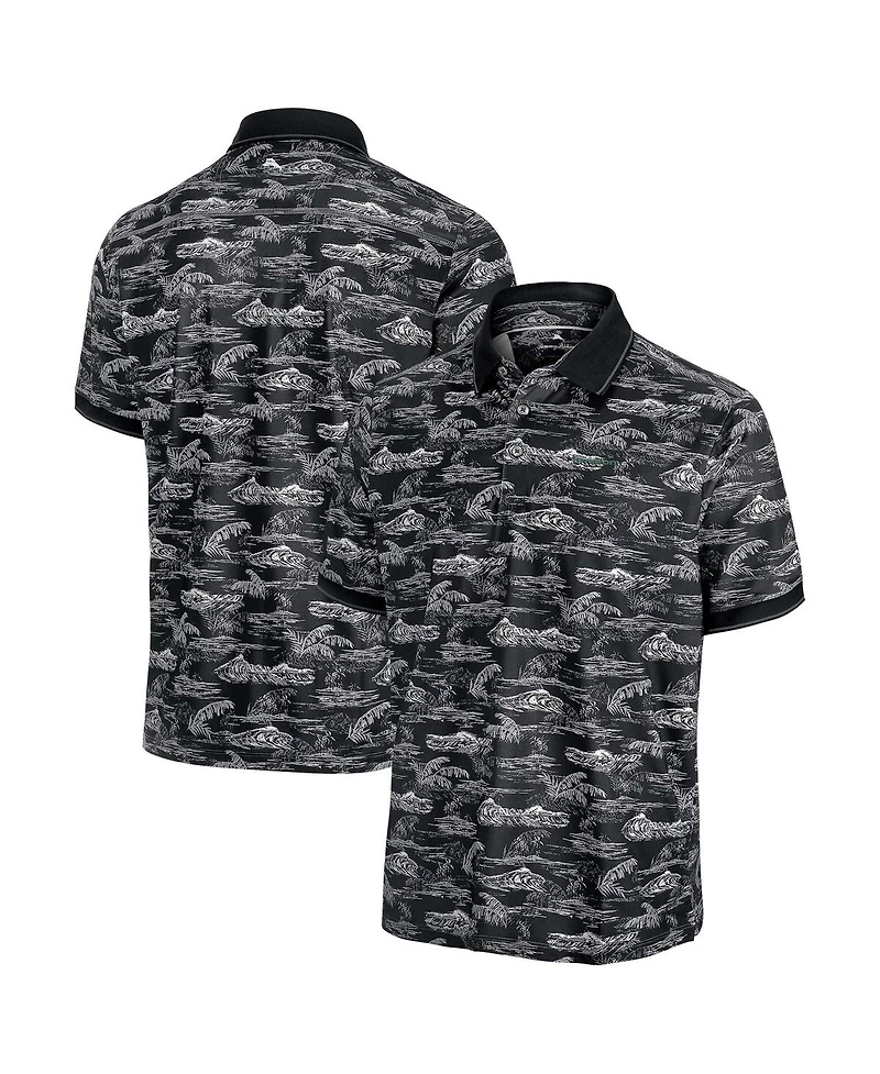 Tommy Bahama Men's Black Oregon Ducks Sport Bay View IslandZone Polo Shirt