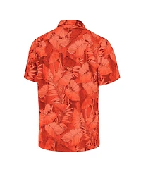Tommy Bahama Men's Orange Chicago Bears Coast Nuevo Fronds Camp Button-Up Shirt