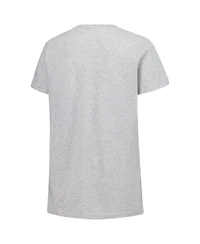 Fanatics Women's Gray Texas Longhorns Primary Logo V-Neck T-Shirt