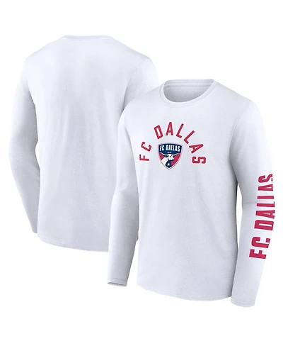 Fanatics Men's White Fc Dallas Component Long Sleeve T-Shirt