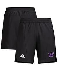 Adidas Men's Black Washington Huskies Program Woven Training Shorts