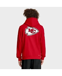 Nike Men's Red Kansas City Chiefs Sideline Utility Player Performance Full-Zip Hoodie