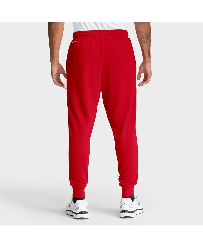Nike Men's Red Kansas City Chiefs Sideline Ground Game Performance Taper Pants