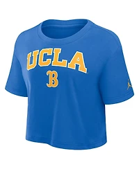 Jordan Women's Blue Ucla Bruins Athletic Prep Arch Cropped Performance T-Shirt