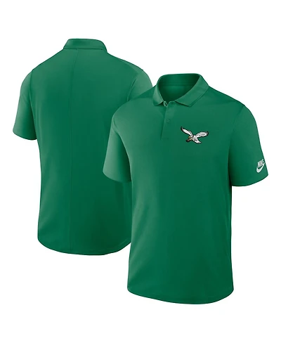 Nike Men's Kelly Green Philadelphia Eagles Rewind Victory Performance Polo Shirt