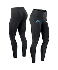 Nike Women's Black Detroit Lions Primetime Epic Fast Performance Leggings