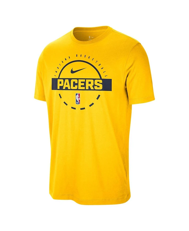 Nike Men's Gold Indiana Pacers Authentic Practice T-Shirt