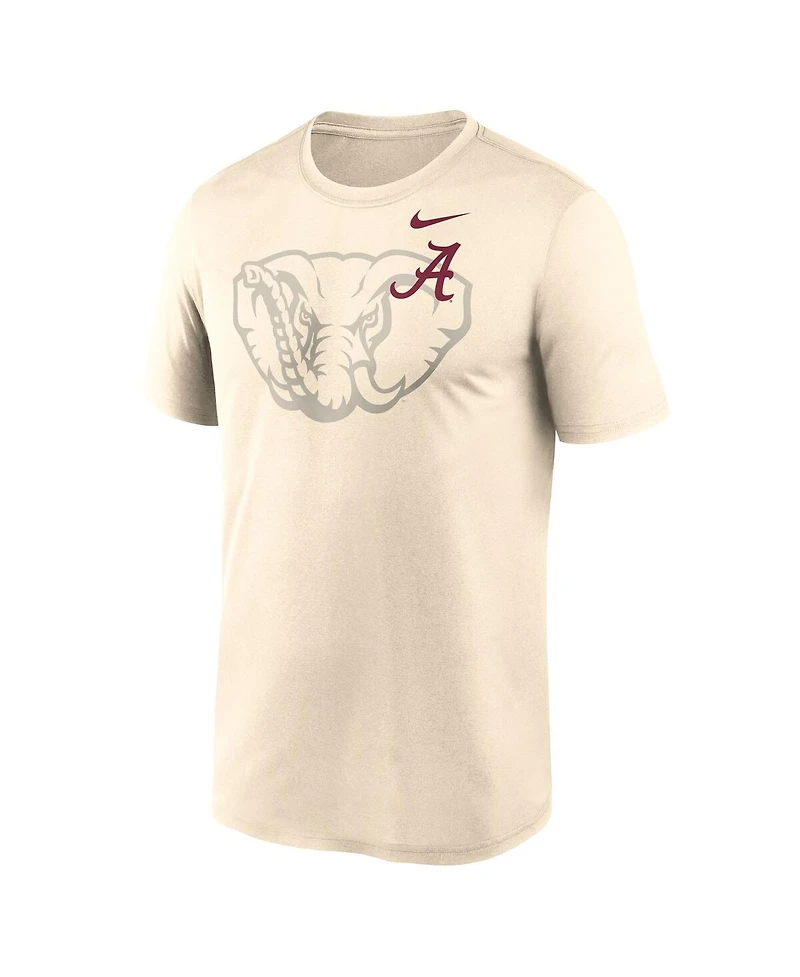 Nike Men's Natural Alabama Crimson Tide Campus Shadow Legend Performance T-Shirt