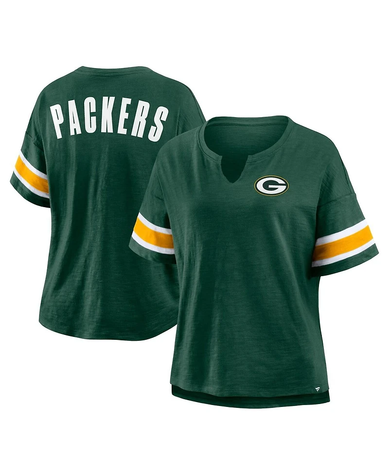 Fanatics Women's Green Bay Packers Redzone Curl Route T-Shirt