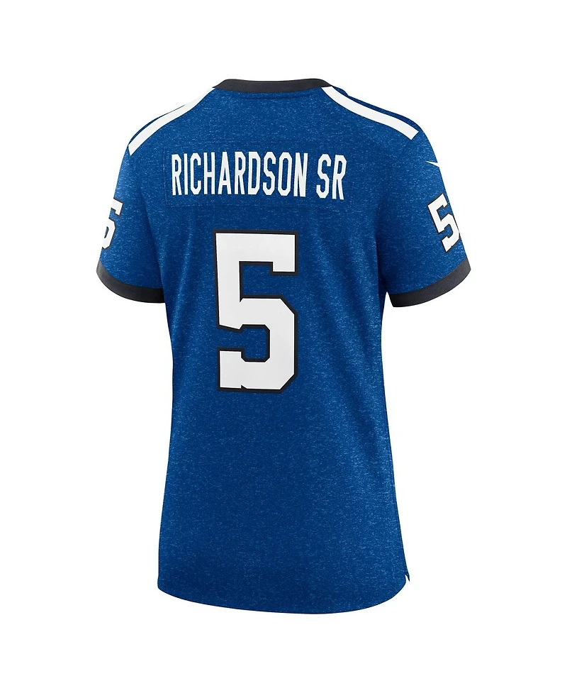 Nike Women's Anthony Richardson Sr. Royal Indianapolis Colts Alternate Indiana Nights Game Jersey