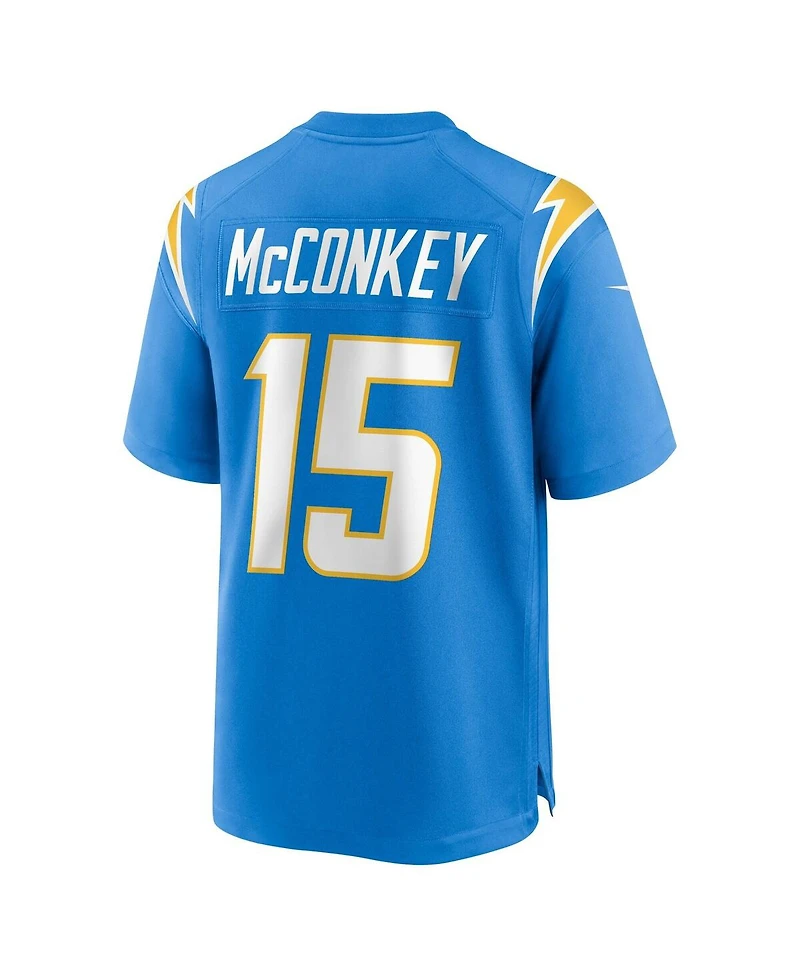 Nike Big Boys and Girls Ladd McConkey Powder Blue Los Angeles Chargers Game Jersey