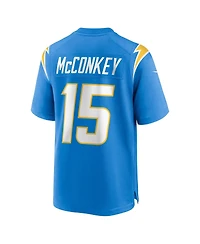 Nike Big Boys and Girls Ladd McConkey Powder Blue Los Angeles Chargers Game Jersey