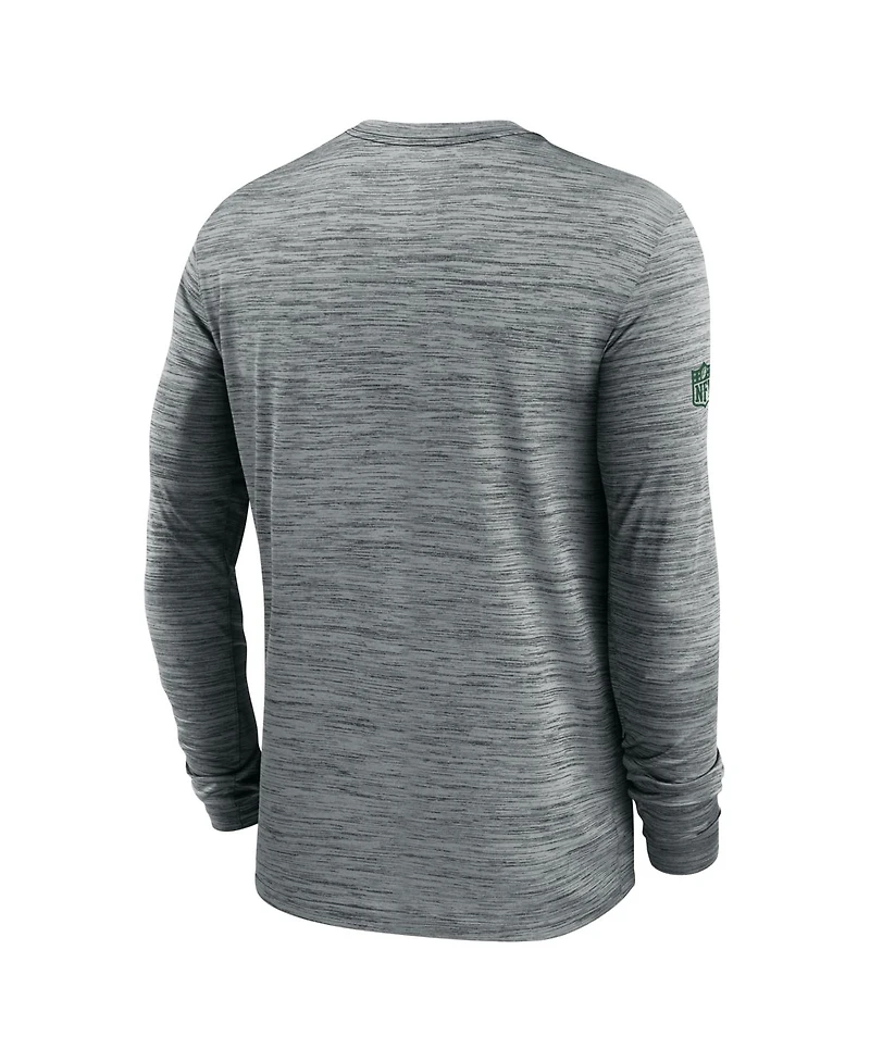 Nike Men's New York Jets Sideline Velocity Performance Long Sleeve T-Shirt