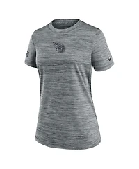 Nike Women's Gray Tennessee Titans Sideline Velocity Performance T-Shirt