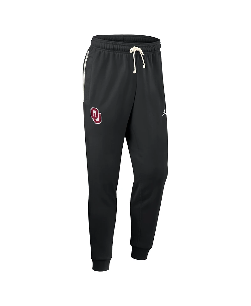 Jordan Men's Black Oklahoma Sooners 2025 Sideline Performance Taper Pants