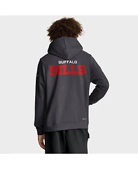 Nike Men's Anthracite Buffalo Bills Sideline Initial Home Performance Pullover Hoodie