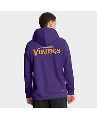 Nike Men's Purple Minnesota Vikings Sideline Initial Home Performance Pullover Hoodie